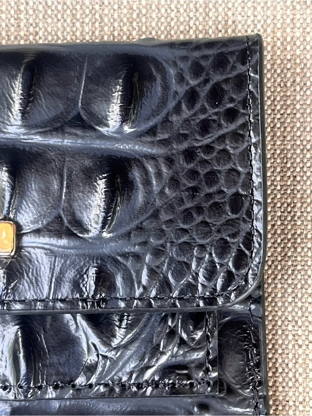 NWT Brahmin RICKI in BLACK ALDEN ROAD MELBOURNE Wallet